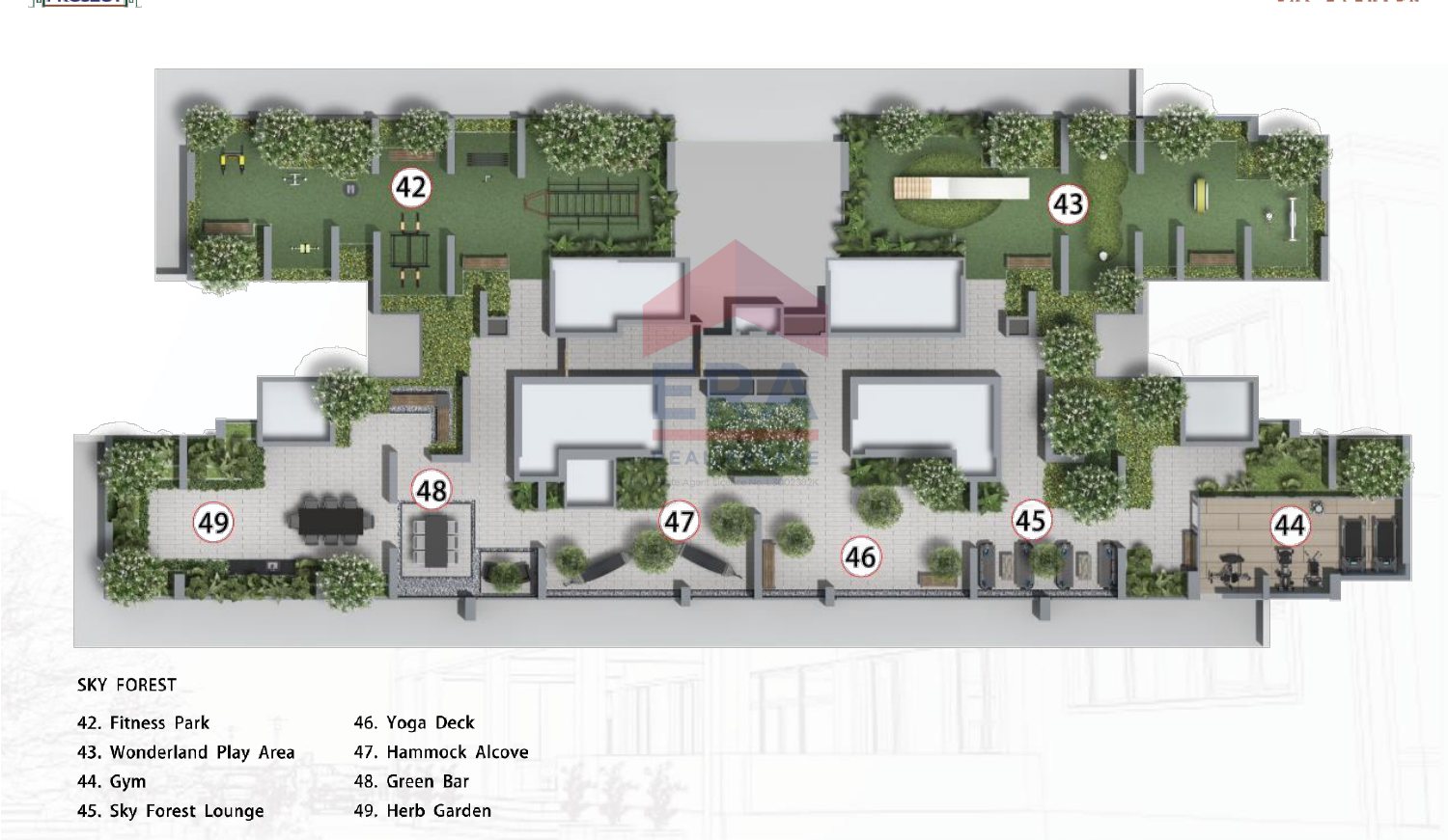 The Sky Forest, 14th storey plan